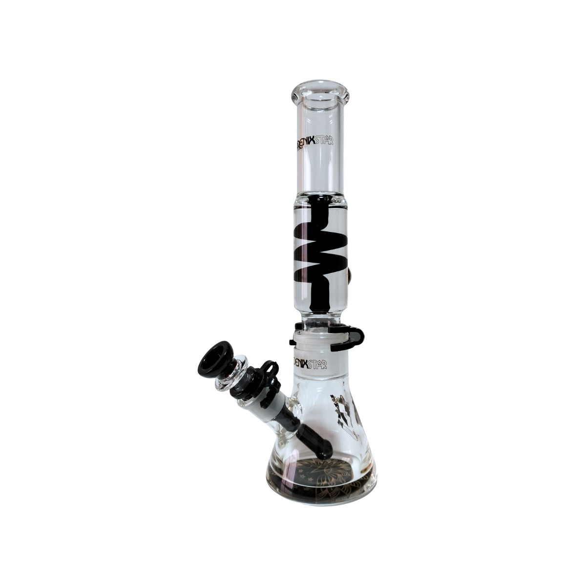Bong-Beaker-Phoenix-30cm-Coil-Congelable-PHX22-Negro