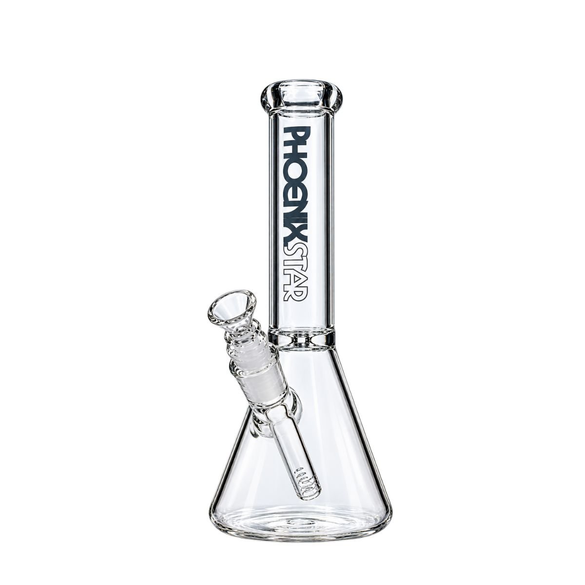 Bong-Beaker-Clear-Phoenix-Star-25cm-Negro